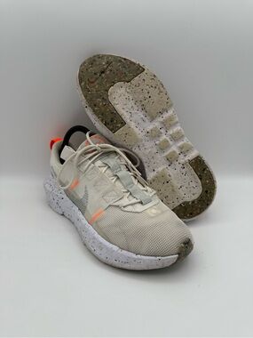 Women's Nike Crater Impact Summit White Crimson Orange Athletic Shoes Size 8.5